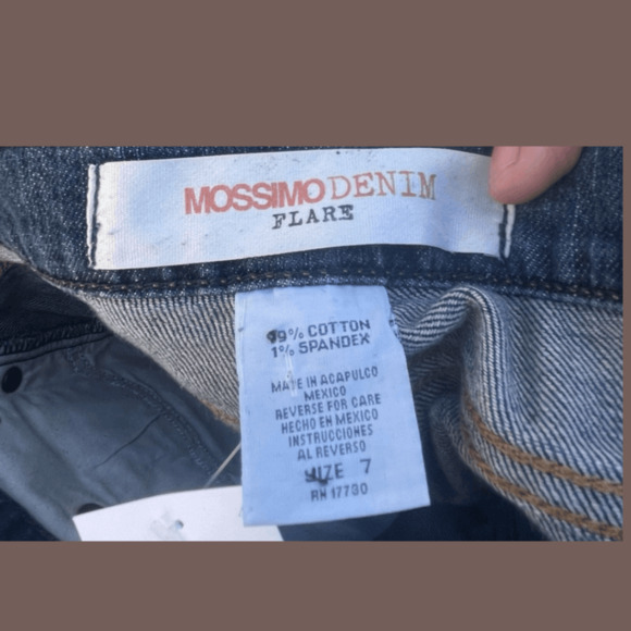 Mossimo Bootcut Jeans | Dark Wash | Size 7 | Vintage - Picture 2 of 3
